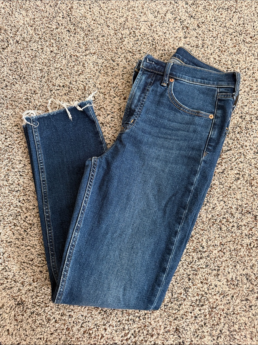 Classic Vintage Slim High-Rise Blue Women's Jeans